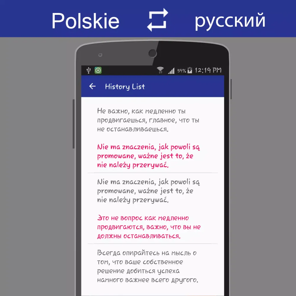 Polish Russian Translator স্ক্রিনশট