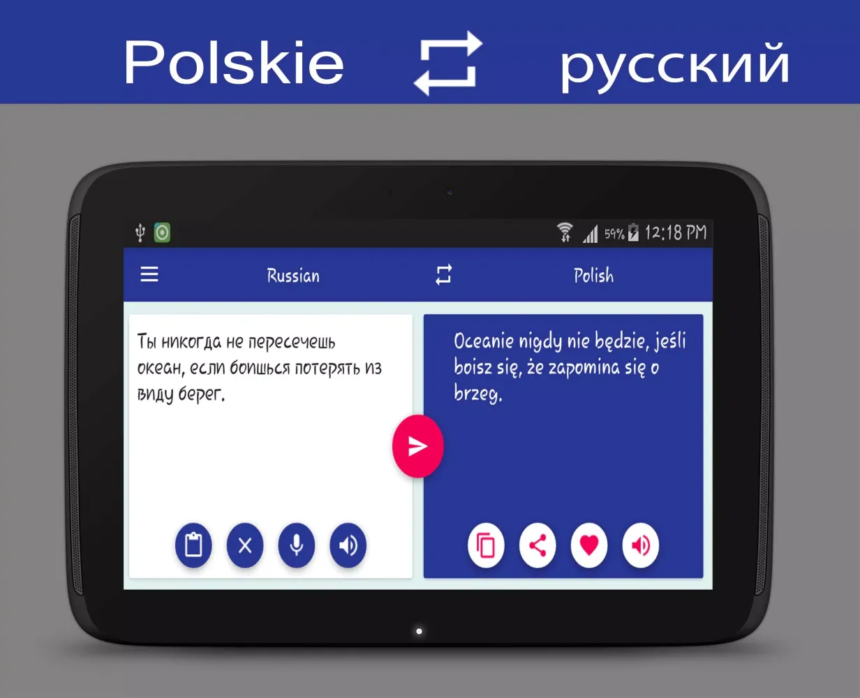 Polish Russian Translator স্ক্রিনশট
