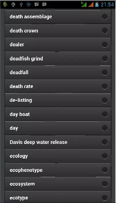 Ichthyology Fish Definition Screenshots