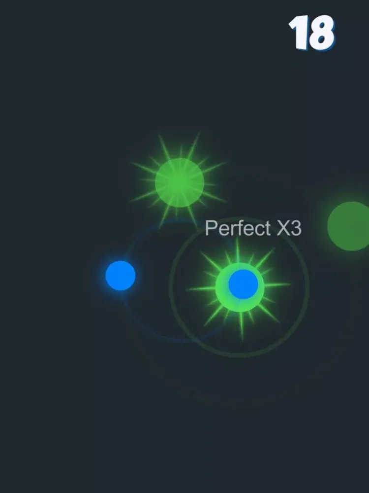 Tangkapan layar Rotating Dots iPad 