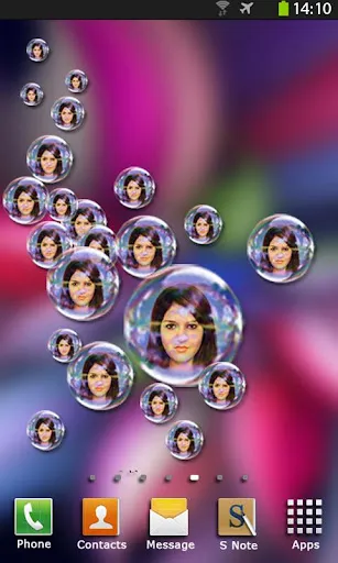 Photo Bubbles Live Wallpaper سکرین شاٹس
