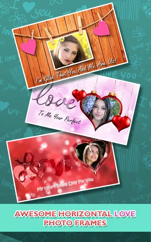 Love Photo frames Collage Screenshots