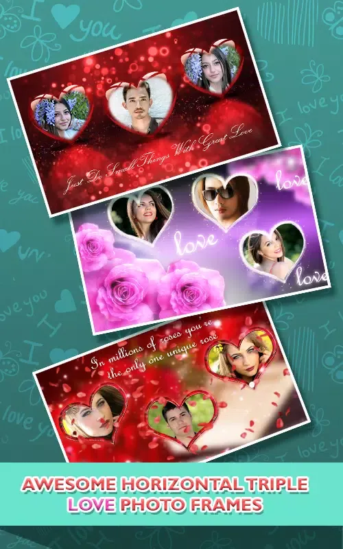 Love Photo frames Collage Screenshots