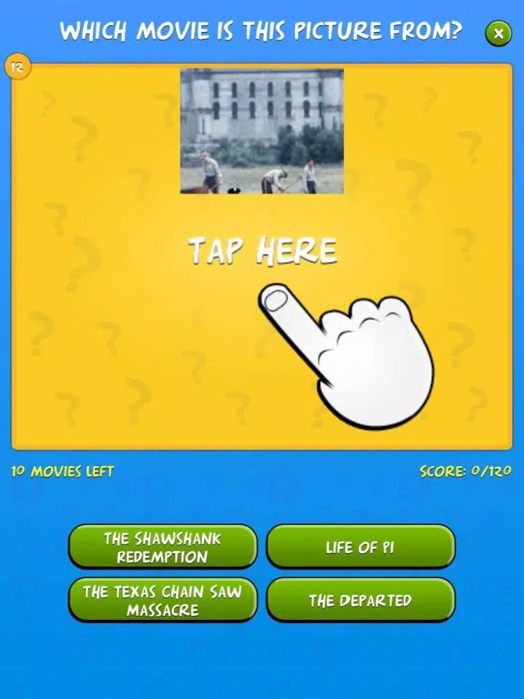 Tangkapan layar Best Movies Quiz - Free Word Guess Picture Game! iPad 