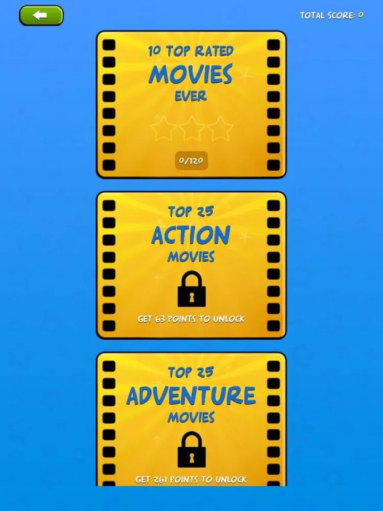 Tangkapan layar Best Movies Quiz - Free Word Guess Picture Game! iPad 