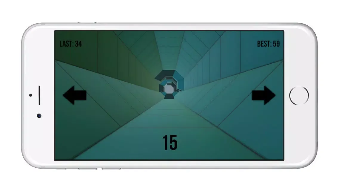 Capturas de tela do Tunnel Racer 3D