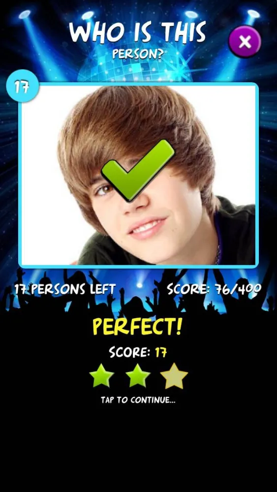 Capturas de tela do Best Singers Quiz - Free Music Game