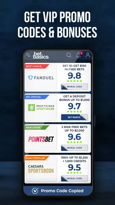 Bet Basics - Sports betting Ekran Görüntüleri