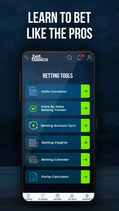 Bet Basics - Sports betting Ekran Görüntüleri