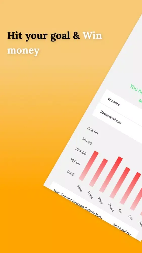 Zrzuty ekranu FitnessBet - Workout & Rewards