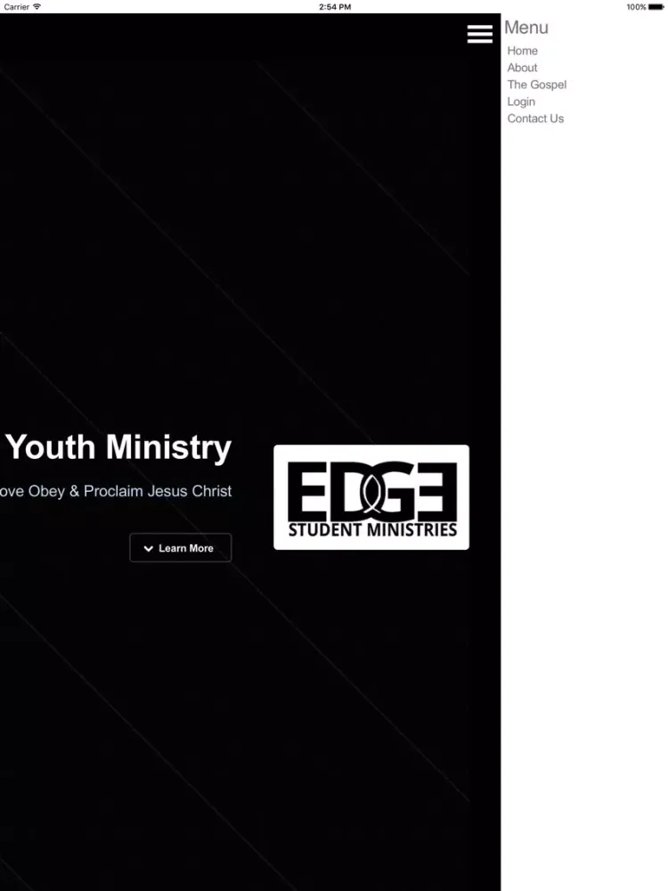 Zrzuty ekranu Bethany Youth iPad 