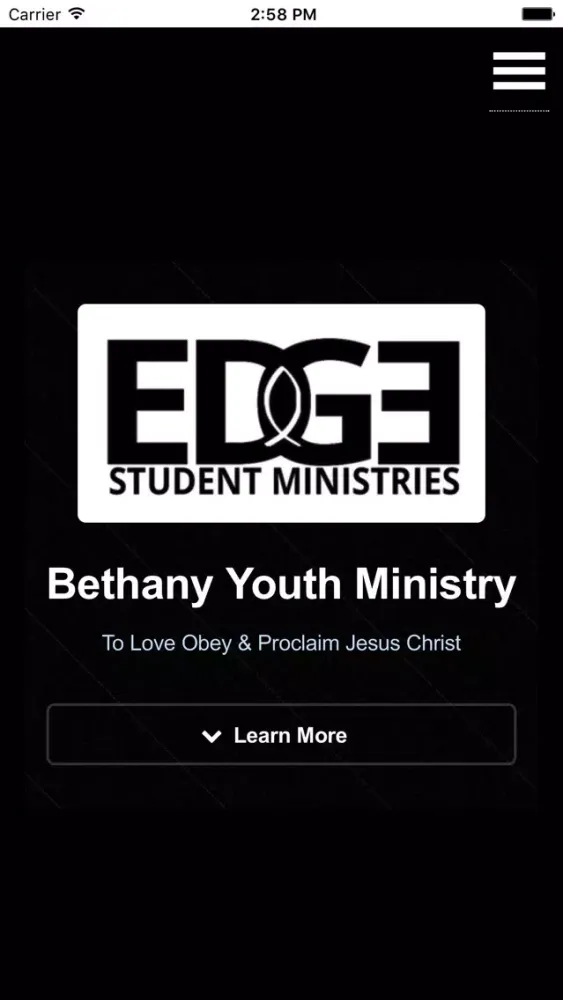 Zrzuty ekranu Bethany Youth