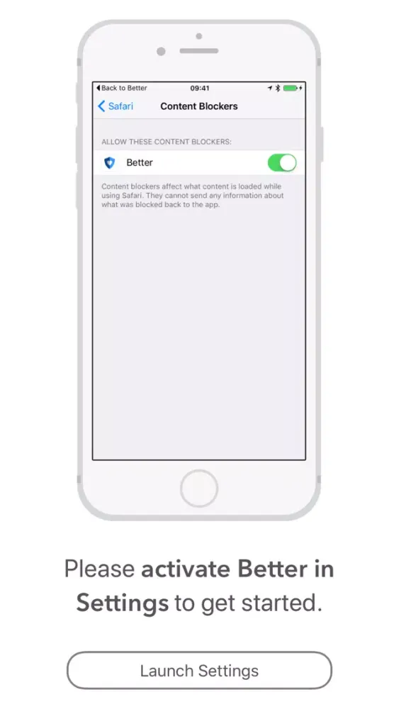 Zrzuty ekranu Better Blocker