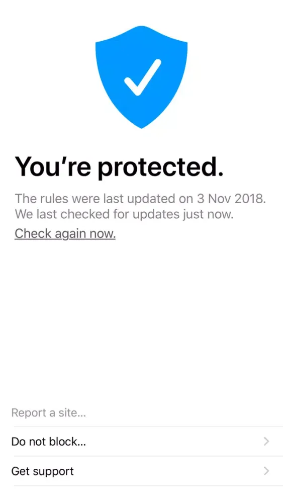 Zrzuty ekranu Better Blocker