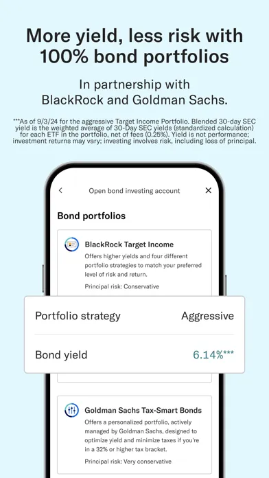 Zrzuty ekranu Betterment Invest & Save Money