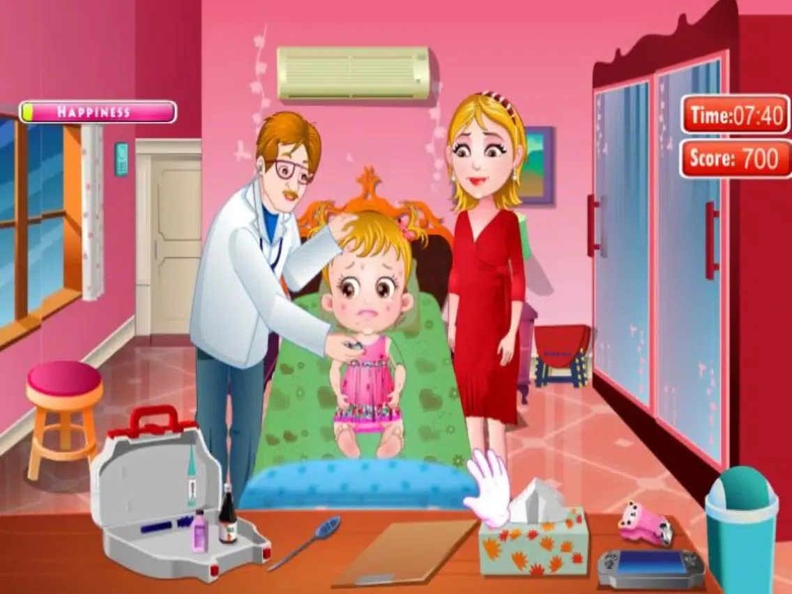 Baby Hazel : Skin Trouble iPad 应用截图