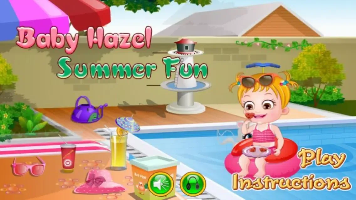 Capturas de tela do Baby Hazel : Summer Fun