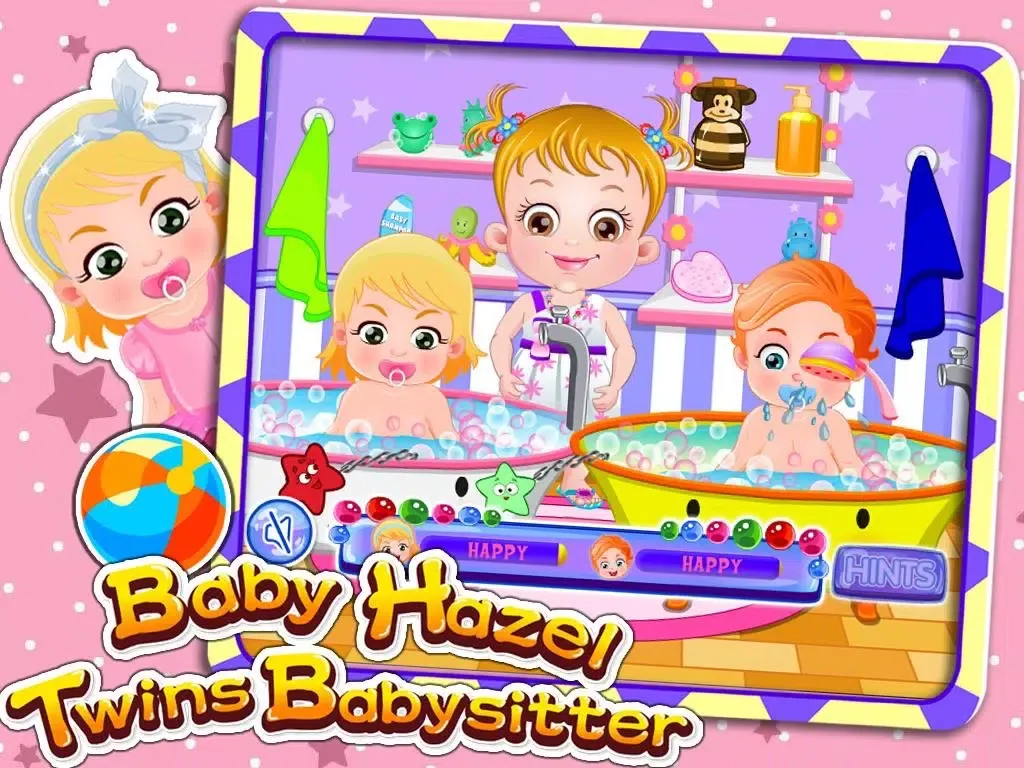 صور Baby Hazel Twins Babysitter iPad 