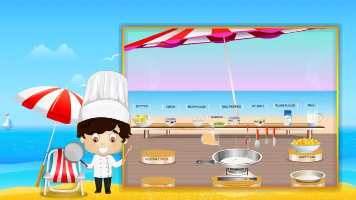 Corn Chowder Cooking Screenshots