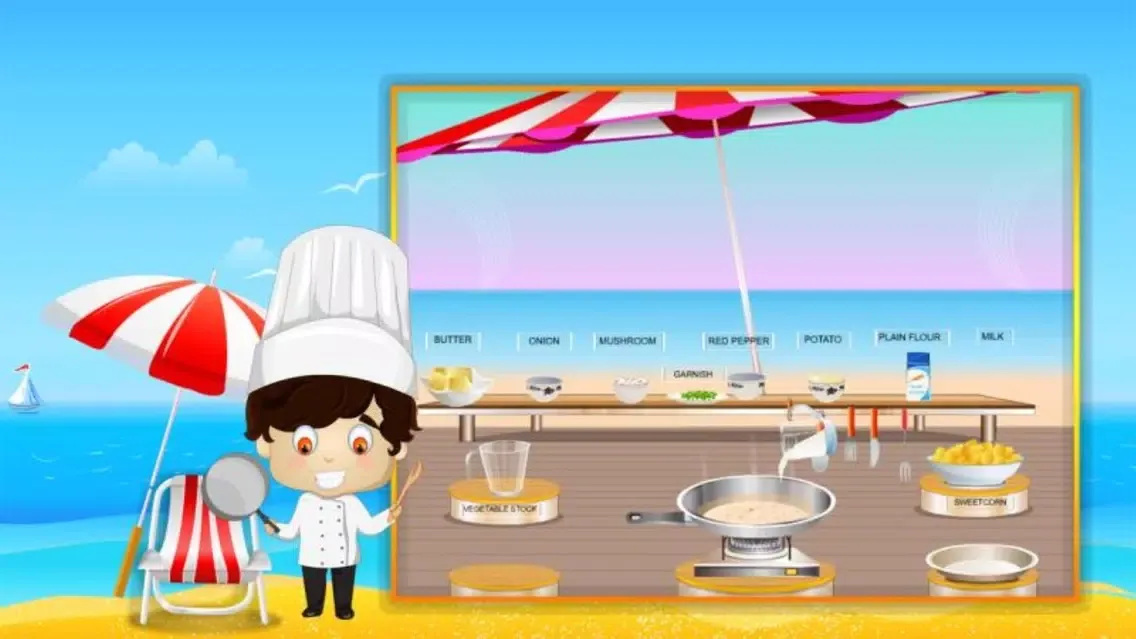 Corn Chowder Cooking Screenshots