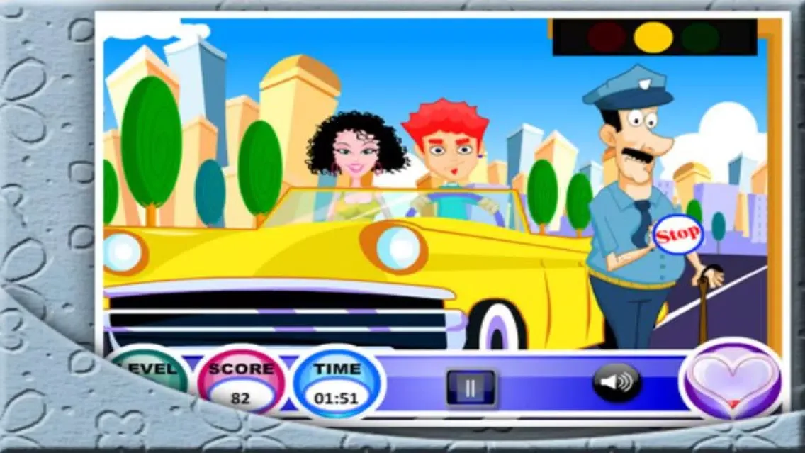 Tangkapan layar Drive N Kiss