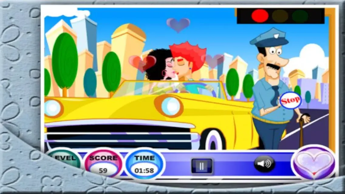 Tangkapan layar Drive N Kiss