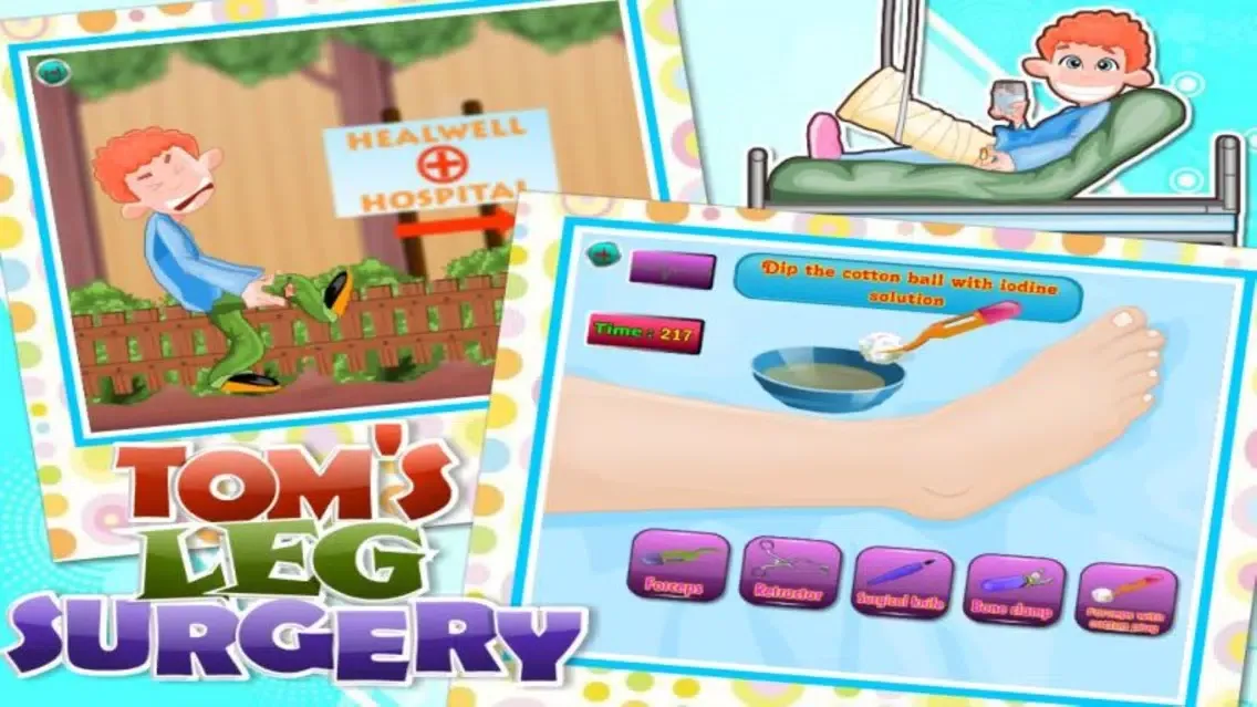 Tom Leg Surgery Doctor Game 2 سکرین شاٹس