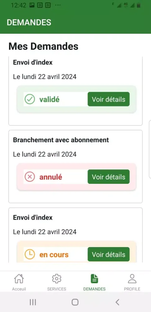 SONABEL E-GUICHET Screenshots