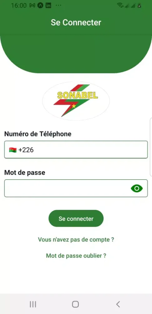 SONABEL E-GUICHET Screenshots