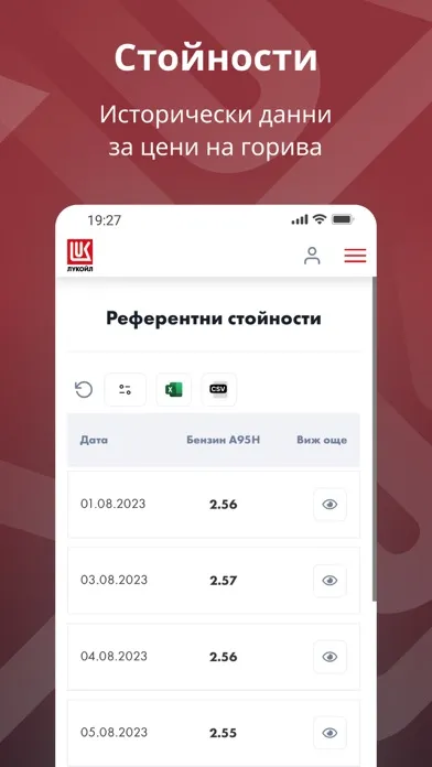 Скриншоты ЛУКОЙЛ Картови клиенти