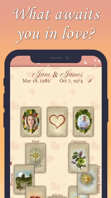 Tarot Lenormand Love स्क्रीनशॉट