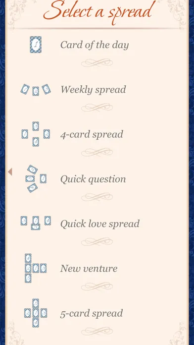 Captures d'écran de Tarot Universe - Card Reading