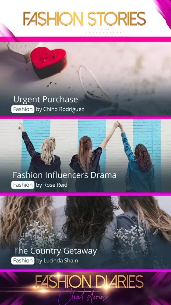 Fashion Diaries - Chat Stories Ekran Görüntüleri