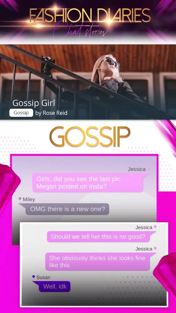 Fashion Diaries - Chat Stories Ekran Görüntüleri
