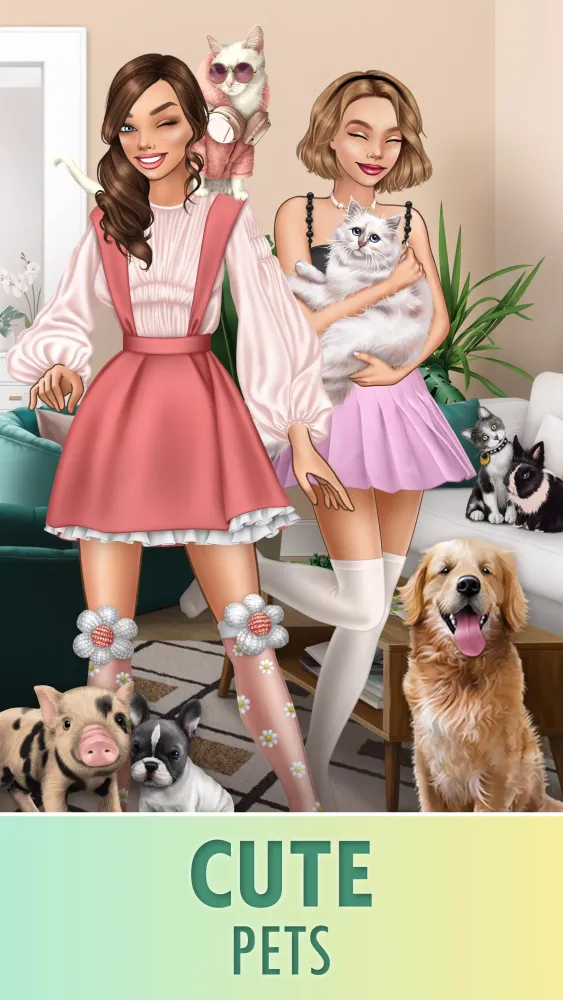 Lady Popular: Dress up game Screenshots