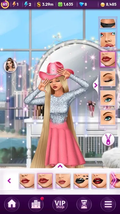 Capturas de tela do Lady Popular: Dress up game