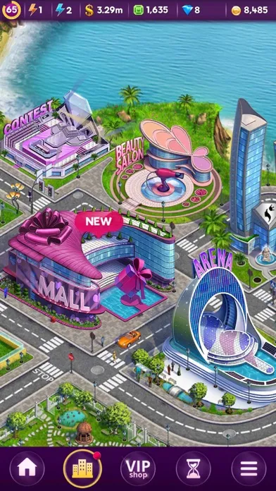 Capturas de tela do Lady Popular: Dress up game