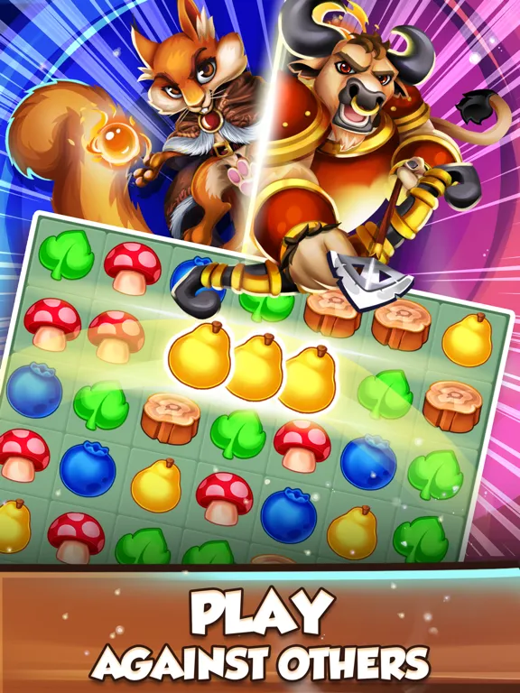 Muzzle Mash - PvP Match 3 iPad  Ekran Görüntüleri
