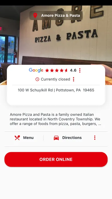 تصاویر Amore Pizza & Pasta