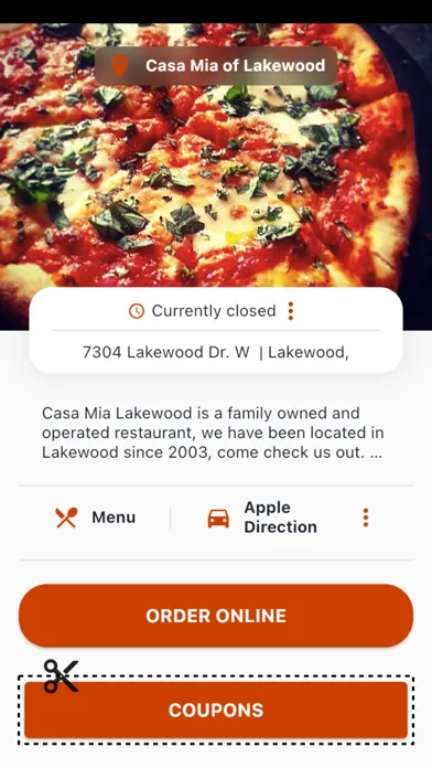 Casa Mia Restaurants স্ক্রিনশট