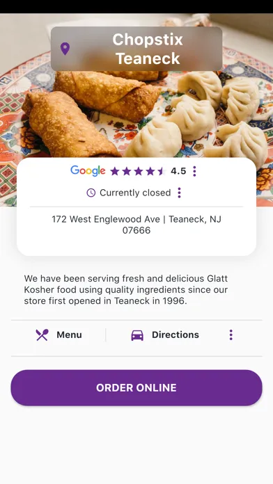 Chopstix Teaneck Ekran Görüntüleri