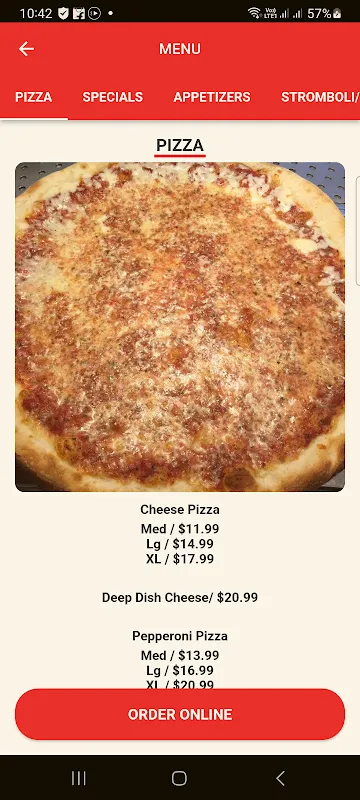 Dante’s Pizza Abilene Screenshots