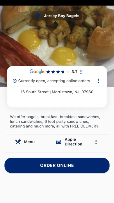 Jersey Boy Bagels Screenshots