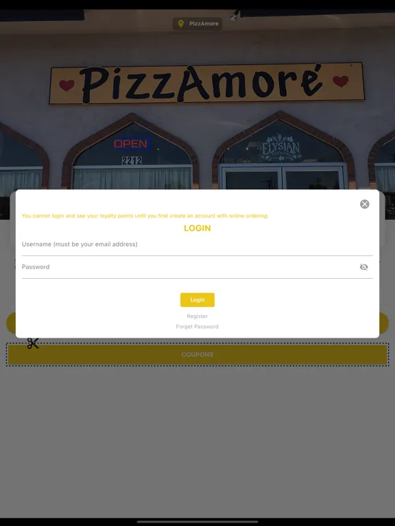 Captures d'écran de PizzAmore Albany iPad 