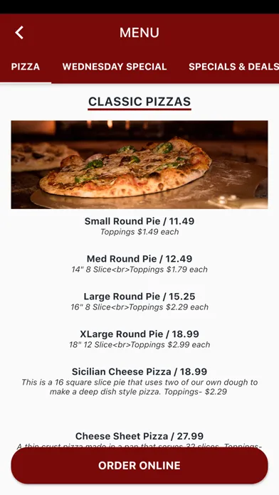San Remo, Pizza Screenshots