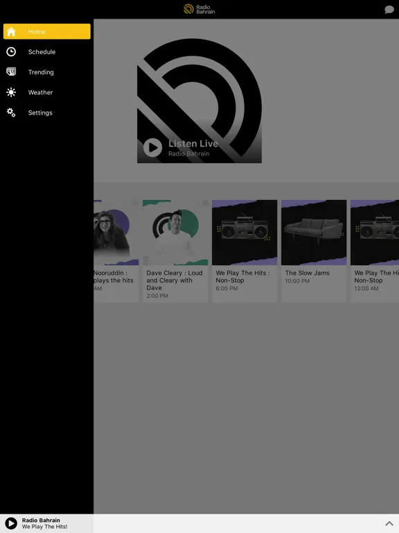 Radio Bahrain iPad  スクリーンショット
