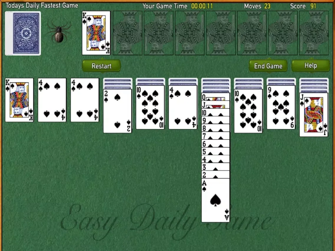 ภาพหน้าจอของ Ultimate Spider Solitaire iPad 
