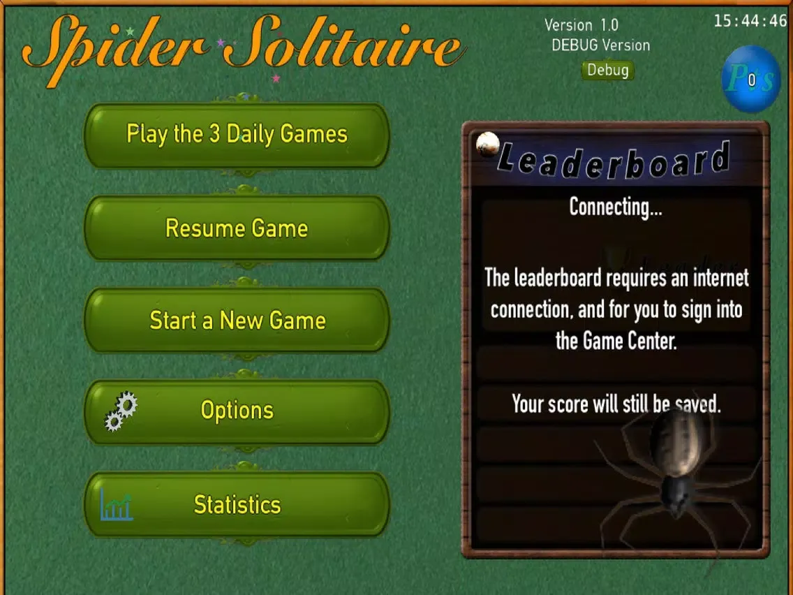 ภาพหน้าจอของ Ultimate Spider Solitaire iPad 