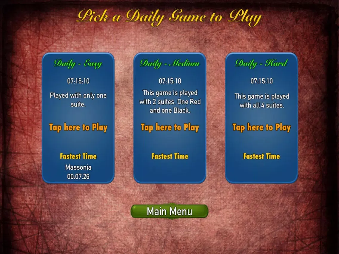 ภาพหน้าจอของ Ultimate Spider Solitaire iPad 