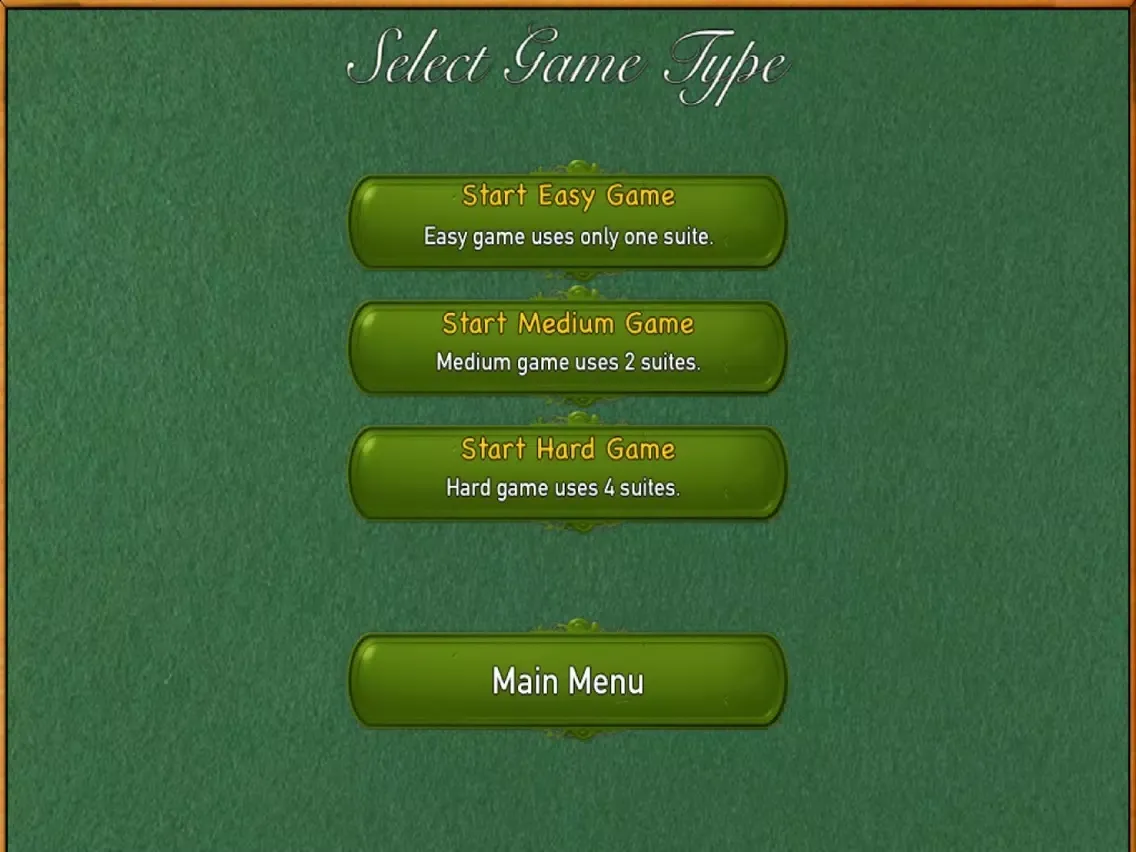 ภาพหน้าจอของ Ultimate Spider Solitaire iPad 